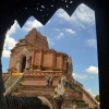 Zdjęcie z Tajlandii - Wat Chedi Luang - swiatynia zniszczona przez trzesienie ziemi