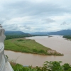 Zdjęcie z Tajlandii - Rzeki Mekong i Ruak (z lewej). Z lewej Myanmar, z prawej Laos, za plecami Tajlandia 