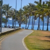 Zdjęcie z Nowej Kaledonii - La Promenade -piękna, wysadzana palmami ulica wzłuż plazy