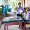 Zdjęcie ze Sri Lanki - na stacjii kolejowej