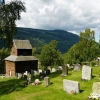 Zdjęcie z Norwegii - Ringebu, cmentarze w Norwegii bardzo nam się podobały; 