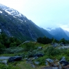 Zdjęcie z Norwegii - nasz pensjonacik o północy :)