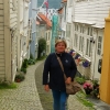Zdjęcie z Norwegii - pocztówkowa uliczka w Bergen
