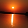 Zdjęcie z Namibii - zachod slonca nad Zambezi