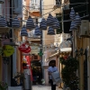 Zdjęcie z Grecji - uliczki Corfu z włoskim klimatem....