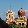 Zdjęcie z Grecji - kopuły katolickiego kościoła Panagia Tenedos (z 1678 r.)