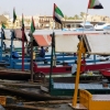 Zdjęcie z Zjednoczonych Emiratów Arabskich - Abra Dock - miejsce gdzie cumują stare, tradycyjne łodzie