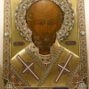 Zdjęcie z Włoch - tutaj portret Św. Mikołaja kilkaset lat młodszy od poprzednika (twarz- to tempera na desce)