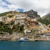 Zdjęcie z Włoch - po mniej więcej godzince docieramy w końcu do Positano...