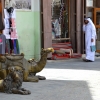 Zdjęcie z Kataru - Souq Waqif - normalnie tloczne i gwarne miejsce