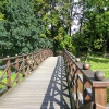 Zdjęcie z Polski - Park na zrewitalizowanym Wzgórzu Zamkowym w Sieradzu.