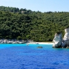 Zdjęcie z Grecji - Widok na plaże Antipaxos.