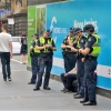 Zdjęcie z Australii - Pare dni wczesniej mial w Melbourne miejsce atak terrorystyczny.
