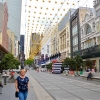 Zdjęcie z Australii - Bourke Street, glowny pasaz Melbourne