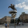 Zdjęcie z Macedonii - Plac Macedonia w Skopje z pomnikiem Aleksandra