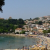 Zdjęcie z Czarnogóry - Mala Plaża z naszym hotelikiem (wśród tych wszystkich budyneczków)