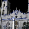 Zdjęcie z Meksyku - ładny kościół nocą w centrum Catemaco