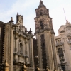 Zdjęcie z Meksyku - ciekawa fasada bardzo ładnego kościoła