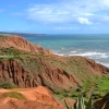 Zdjęcie z Australii - W dole Cactus Canyon, dalej klify Warabari
