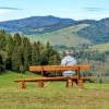 Zdjęcie z Polski - na górze urocze widoki na Beskid Sądecki...