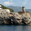 Zdjęcie z Hiszpanii - i już wyłania się latarnia w Puerto de Soller