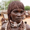 Kobieta z plemienia Hamar - Zdjęcie Kobieta z plemienia Hamar