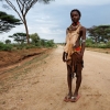 Dziewczyna Hamar - Zdjęcie Dziewczyna Hamar - dziewczynka z plemienia Hamar. Wieki temu Hamarowie przywędrowali do Etiopii z terenów dzisiejszego Kongo.