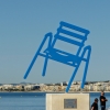 Zdjęcie z Francji - słynne nicejskie niebieskie krzesełka