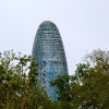 Zdjęcie z Hiszpanii - Torre Glories, budynek -wieża wcześniej znany pod nazwą Torre Agbar; 