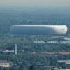 Zdjęcie z Niemiec - monachijska Allianz Arena z góry wygląda jak wielka biała opona))