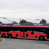 Zdjęcie z Litwy - wileński trolejbus, który nie jest trolejbusem? , napis na nim głosi, że 