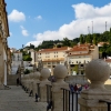 Zdjęcie z Portugalii - widok na miasto Alcobaca z cysterskiego obiektu 