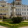 Zdjęcie z Portugalii - plac Largo de Portagem w historycznej średniowiecznej dzielnicy w dolnej Coimbrze