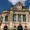 Zdjęcie z Portugalii - wokół placu stoją piękne, barokowe kamienice... tu urocza siedziba Banku Portugalskiego