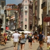Zdjęcie z Portugalii - rua Ferreira Borges -piękna, brukowana i chyba najbardziej kolorowa 
