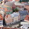 Zdjęcie z Łotwy - ryskie kamieniczki z góry...; z każdej strony urocze