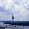 Zdjęcie z Łotwy - Rigas radio un televizijas tornis - czyli wieża radiowo-telewizyjna, która jest