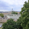 Zdjęcie z Finlandii - w oddali widoczna Katedra z kopułą w rusztowaniach 