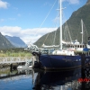 Zdjęcie z Nowej Zelandii - Przystan w Milford Sound