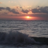 Morze Czarne - Zdjęcie Morze Czarne - Wschód słońca w Złotych Piaskach