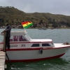 Zdjęcie z Boliwii - przeprawa przez jezioro 