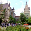 Zdjęcie z Węgier - zamek Vaydahunyad; architektoniczny zlepek przeróżnych stylów