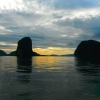 Zdjęcie z Tajlandii - zachod w phangnga bay