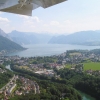 Widok na Gmunden - Zdjęcie Widok na Gmunden - z gornej stacji kolejki linowej Grünberg Seilbahn