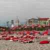 Zdjęcie z Gruzji - Plaża w Batumi.