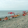 Zdjęcie z Gruzji - Plaża w Batumi.